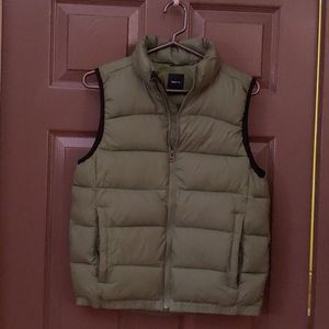Green Down Vest - Girls or Boys